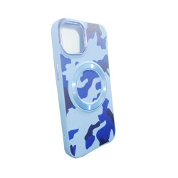 Funda Magnética de Diseño para iPhone 14 Azul
